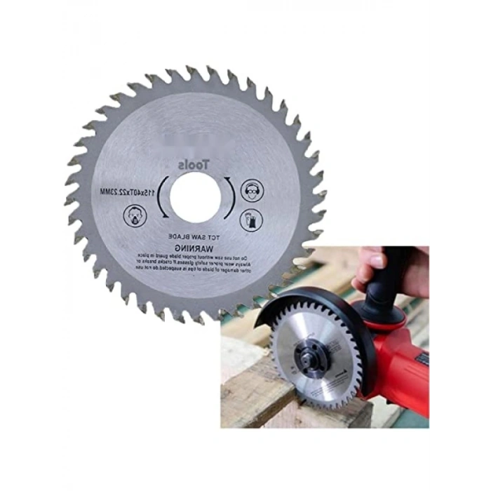 115 mm Spiral Ağaç Kesme Testeresi, 40 Dişli