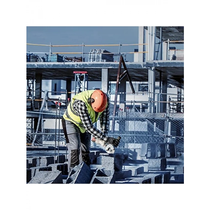 115 mm Turbo Segmanlı Elmas Kesme Diski, Gri Renkli ve Dayanıklı