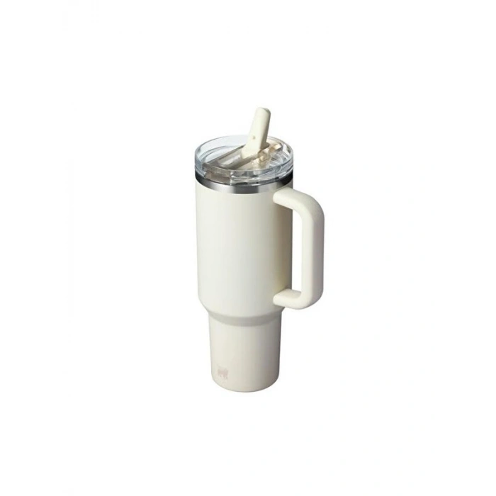 1.18L Pipetli Termos - Krem Renk Seçeneği ile