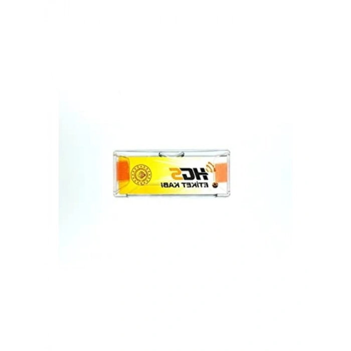 11x5 cm HGS Etiket Kabı