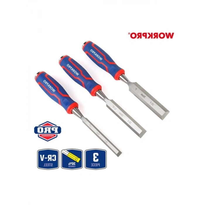 12-20-25MM Üçlü Profesyonel İskarpela Seti