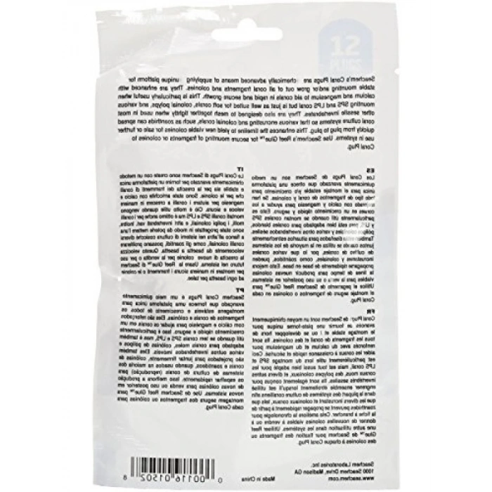 12 Adet Akvaryum Mercan Dibi Plakası