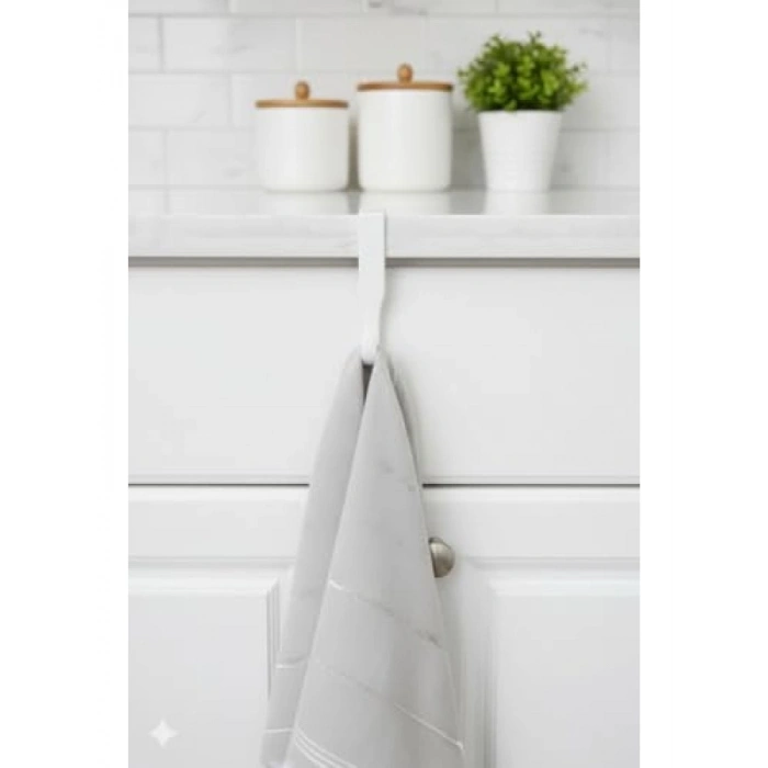 12 Adet Çok Amaçlı Kapı Arkası ve Dolap Askısı Seti