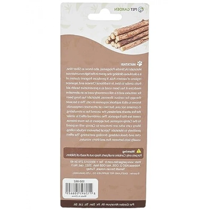 12 cm Uzunluğunda 5li Kedi Stick, Matatabi