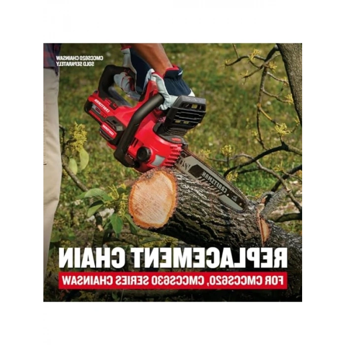 12 İnç Elektrikli Testere Yedek Zinciri - Kırmızı