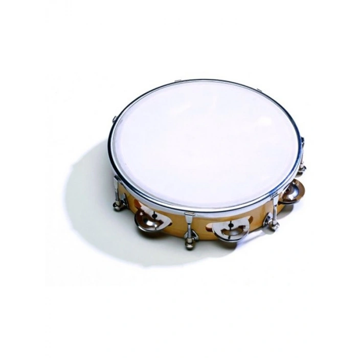 12 İnç Tamburin, Plastik Başlık ve Ayarlanabilir Gerilim