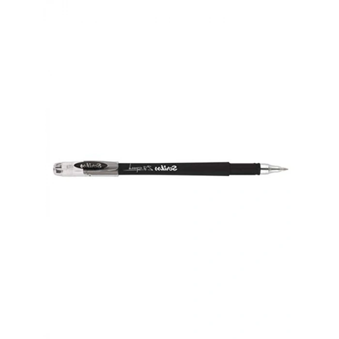 12li Ambalajda Siyah Jel Tükenmez Kalem, 0.7 mm Kalınlık