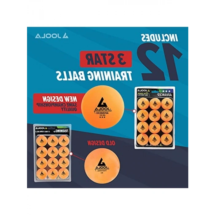 12li Blister Paket Masa Tenisi Topu - 40+ mm Çapında