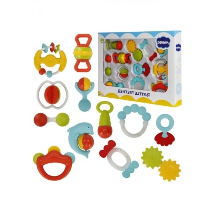 12li Çıngırak ve Dişlik Seti - Eğitici Oyun Seçenekleri