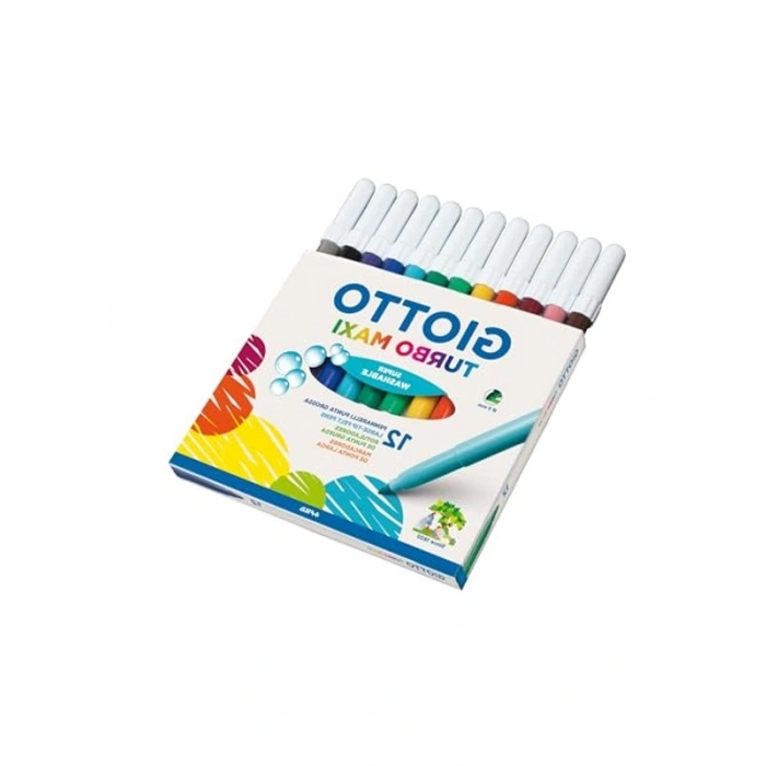 12li Giotto Turbo Maxi Boya Seti, Yüksek Kalite