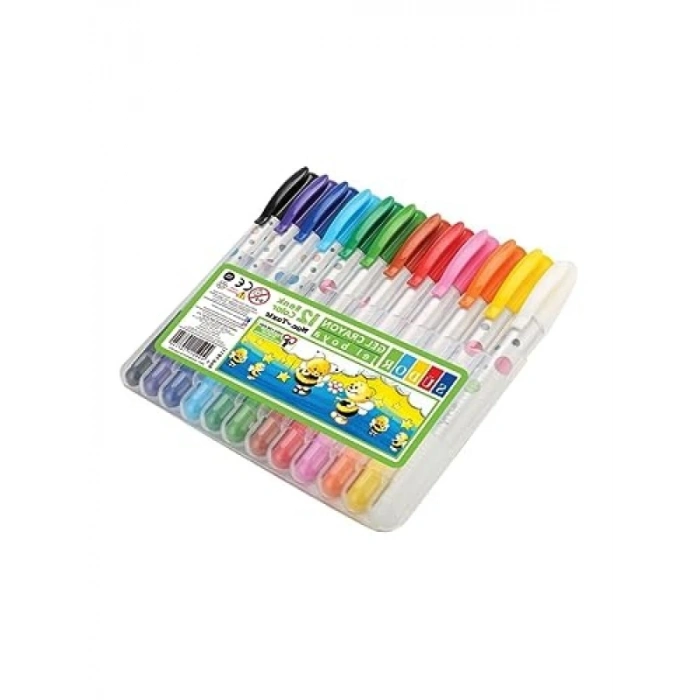 12li Jel Boya Seti, Plastik Kutu