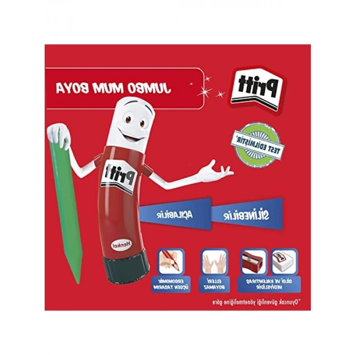 12li Jumbo Üçgen Silinebilir Pastel Boya Seti - Hediyeli