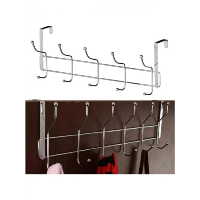 12li Kapı Arkası Metal Askı - Çok Amaçlı Kullanım