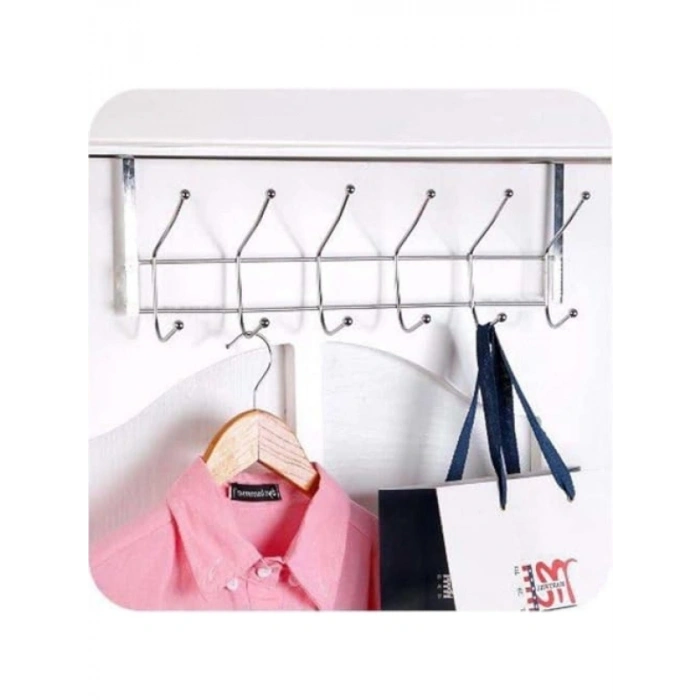 12li Kapı Arkası Metal Askı - Çok Amaçlı Kullanım