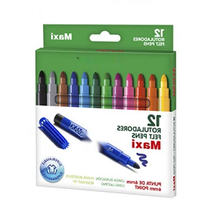 12li Maxi Keçeli Kalem Seti