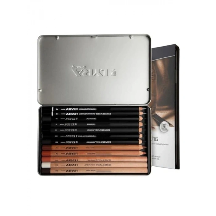 12li Metal Kutu Boya Kalemi Seti