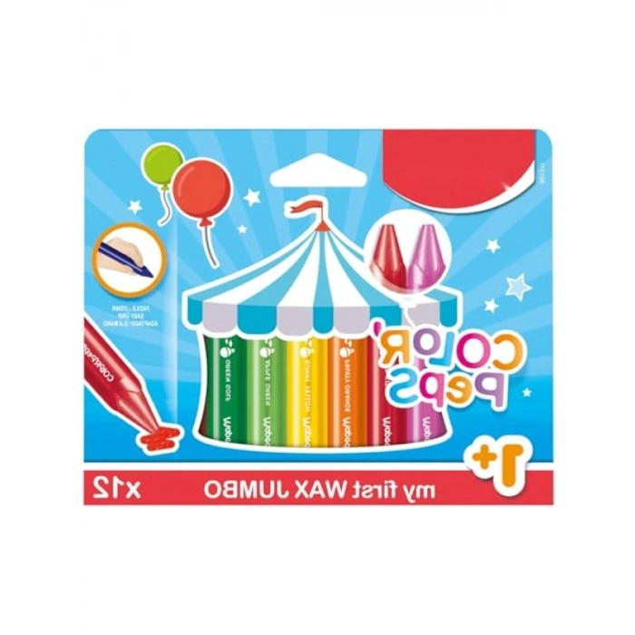 12li Mum Boya Seti - Parlak Renkler, Yumuşak Yapı