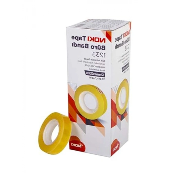 12li Paket Büro Bandı - 12mm x 33mm Boyutunda