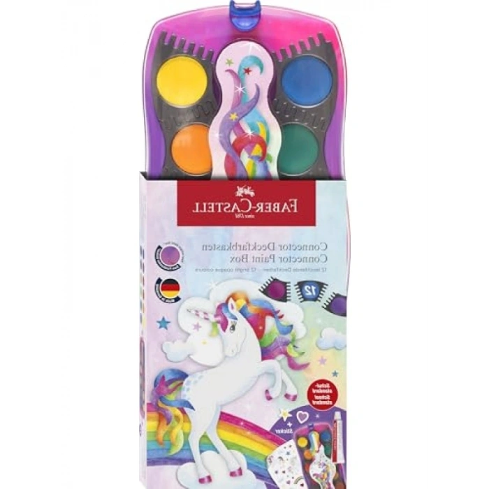 12li Renkli Suluboya Seti - Connector Unicorn