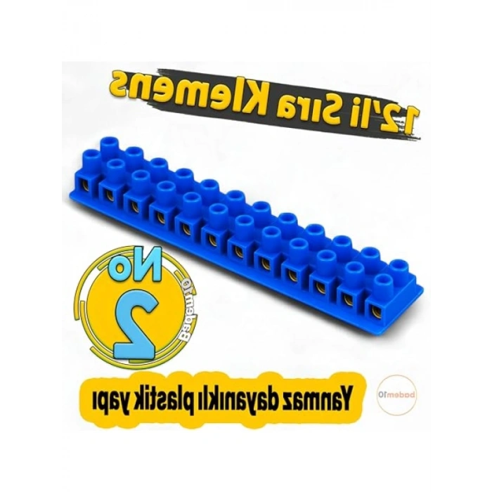 12li Yanmaz Vidalı Pano Klemens Seti