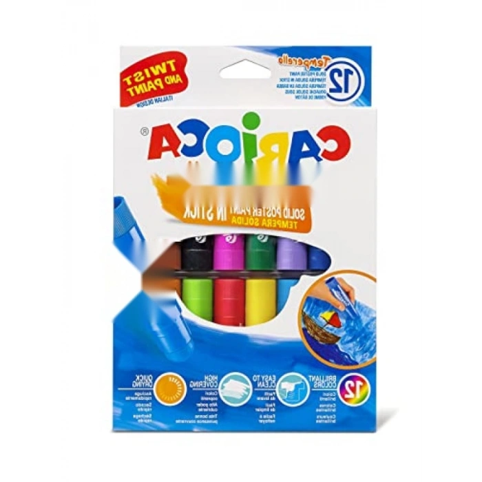 12li Yıkanabilir Stick Boyama Kalemi Seti