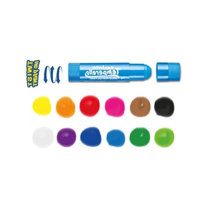 12li Yıkanabilir Stick Boyama Kalemi Seti