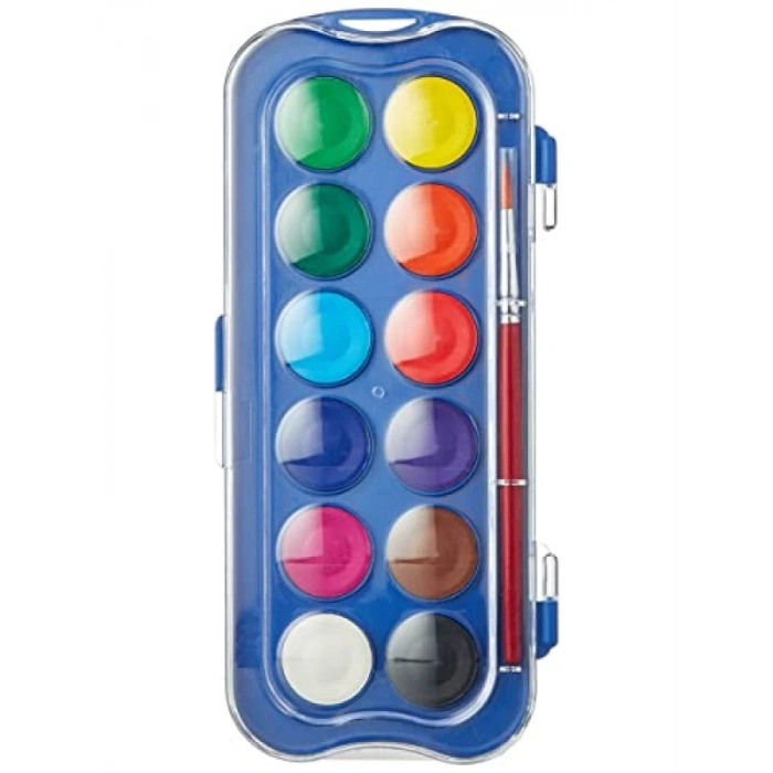 12li Yüksek Pigmentli Suluboya Seti - 23mm