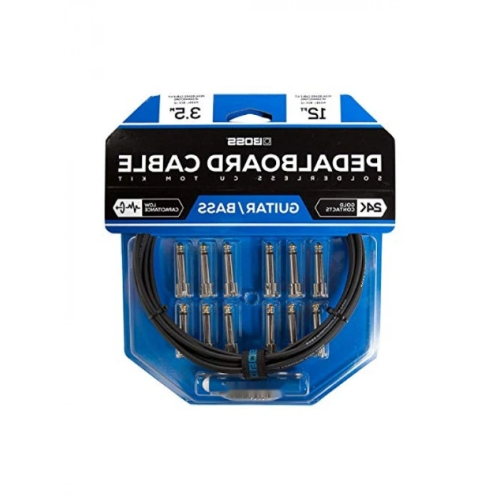 12 Metre Kablo ve Konektör Seti - Pedalboard İçin