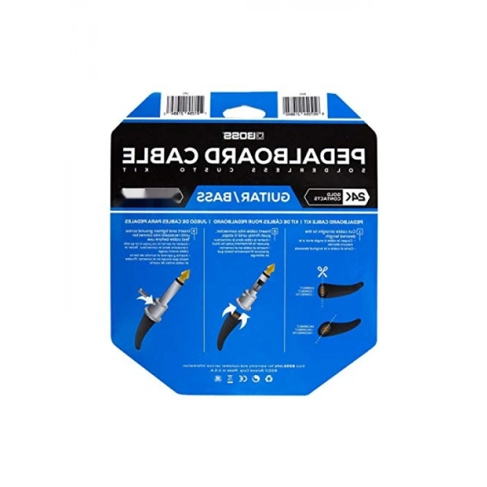 12 Metre Kablo ve Konektör Seti - Pedalboard İçin