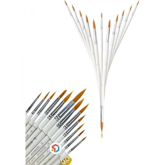 12 Parça Sanat Fırçası Seti