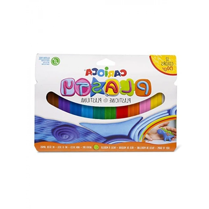 12 Renk Kurumayan Oyun Hamuru, 150 gr Set