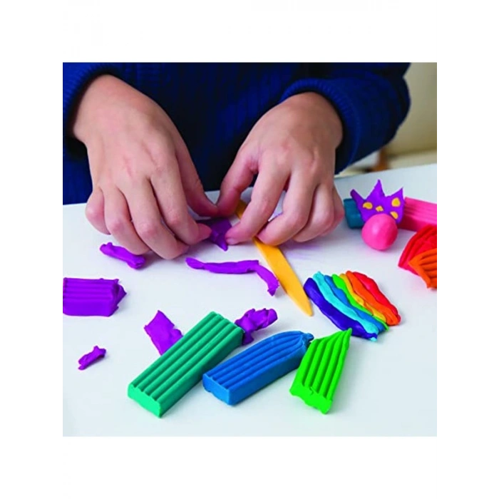 12 Renk Kurumayan Oyun Hamuru, 150 gr Set