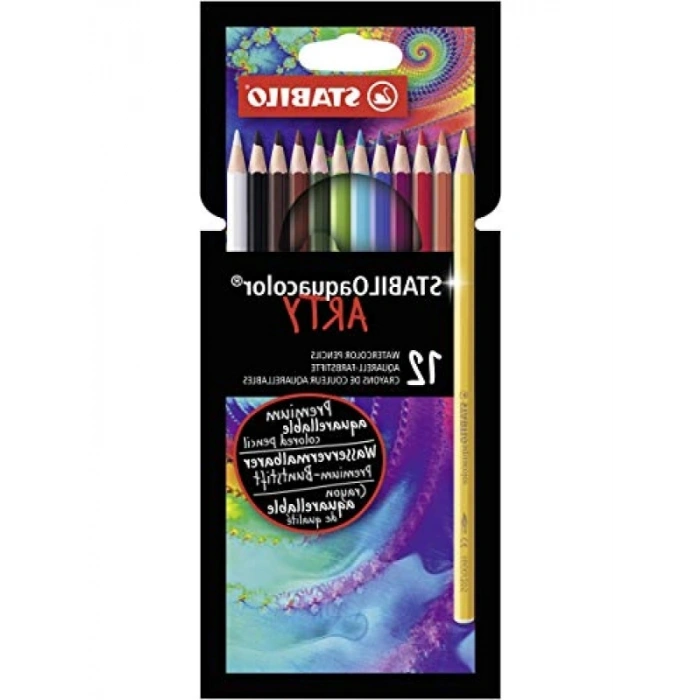 12 Renkli Kuru Boya Kalemi Seti