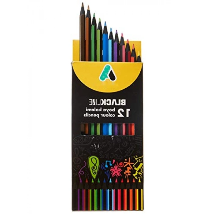 12 Renkli Parlak Boya Kalemi Seti