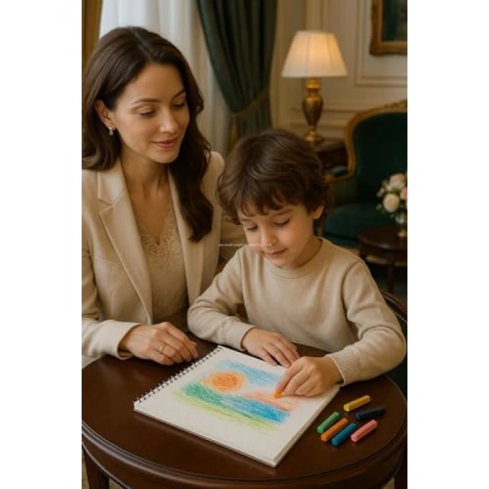 12 Renkli Pastel Boya Seti