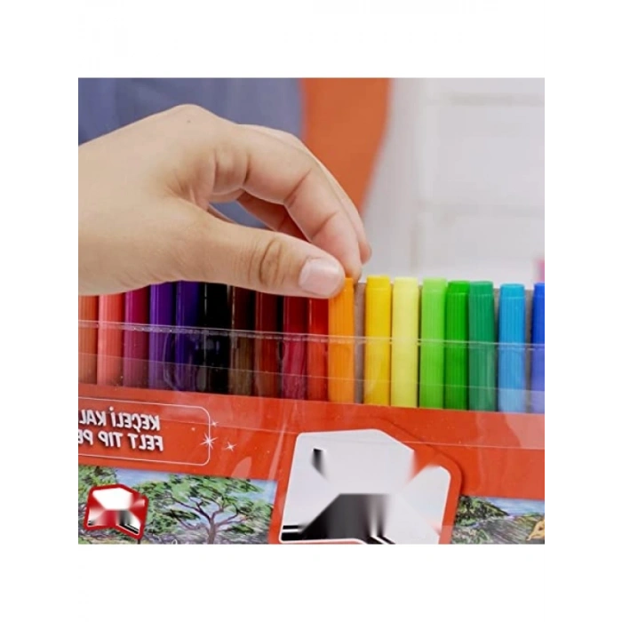 12 Renkli Silinebilir Keçeli Kalem Seti