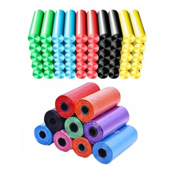 12 Rulo Köpek Kaka Poşeti, Taşıma Çantası Hediyeli