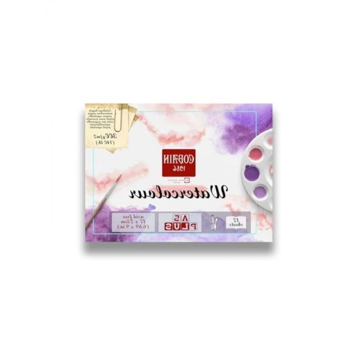 12 Yapraklı Sulu Boya Defteri - 300gr A5Plus