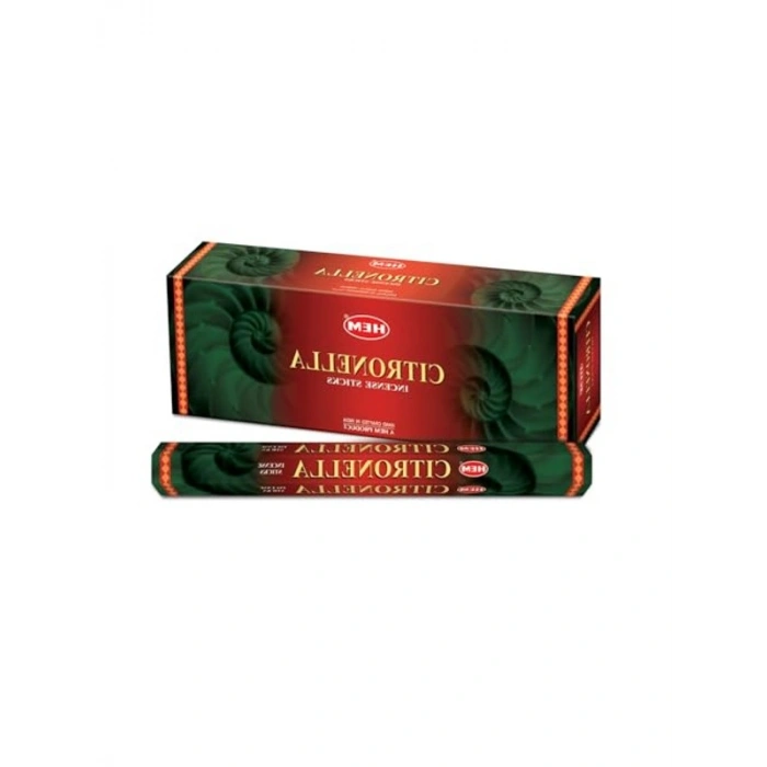 120 Adet Citronella Tütsü Çubuğu, Doğal Kokusuyla