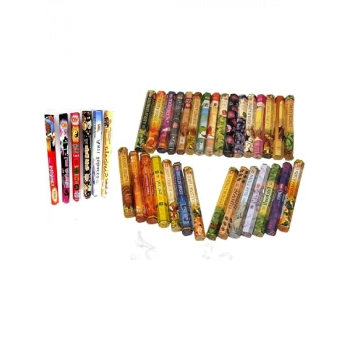 120 Adet Karma Tütsü Seti ve Ahşap Kayık