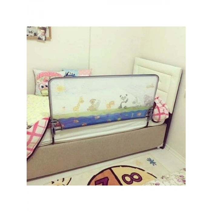 120 cm Hayvan Desenli Katlanabilir Yatak Bariyeri