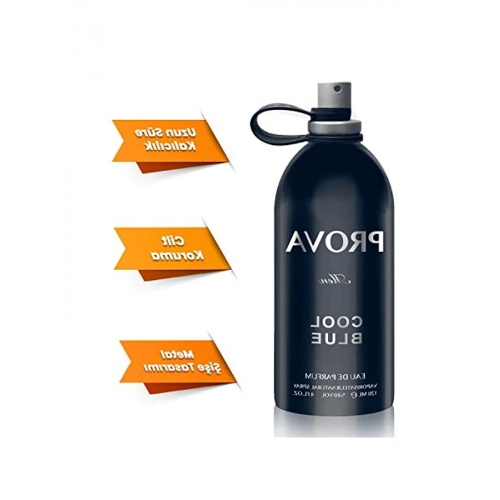 120 ml Erkek Parfüm, Cool Blue EDP ile Ferah ve Kalıcı Koku