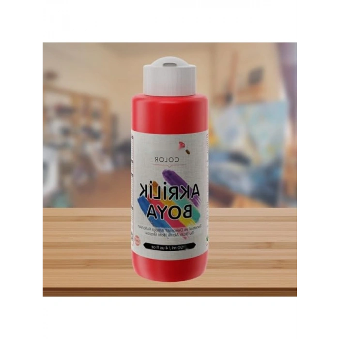 120 ml Kırmızı Akrilik Boya