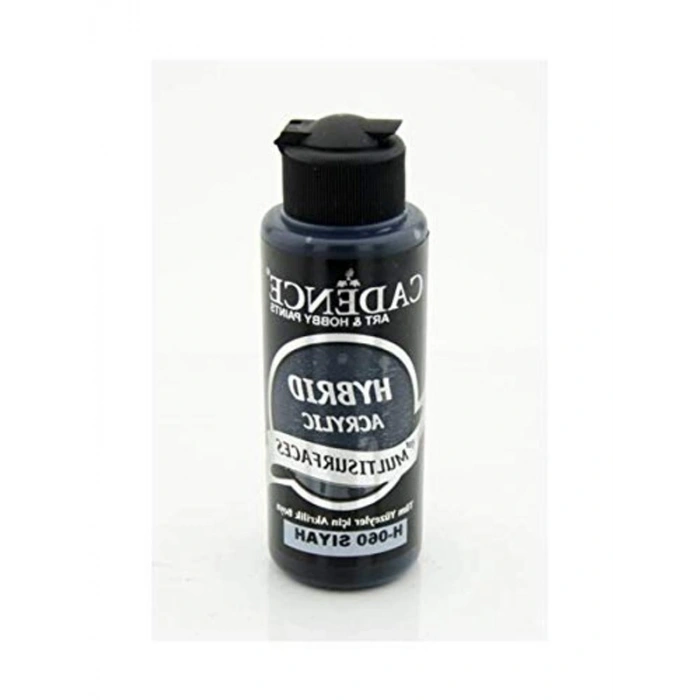 120 ml Siyah Multisurface Boya, Standart Kullanım için