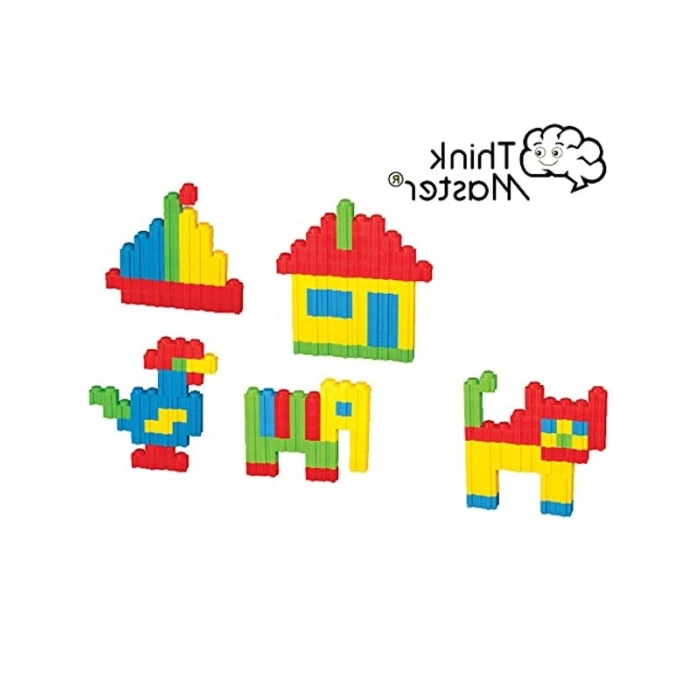 120 Parçalı Eğitici Çıt Çıt Blok Seti, 5 Farklı Renk Seçeneği