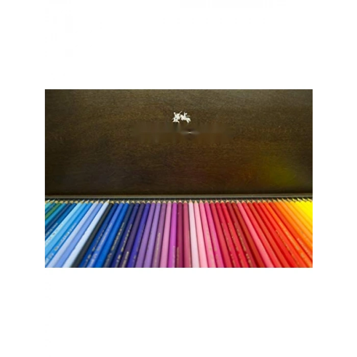 120 Renkli Kuru Boya Kalemi - Ahşap Kutu İle