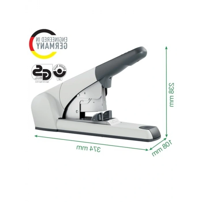 120 Sayfa Kapasiteli Gri Renk Zımba