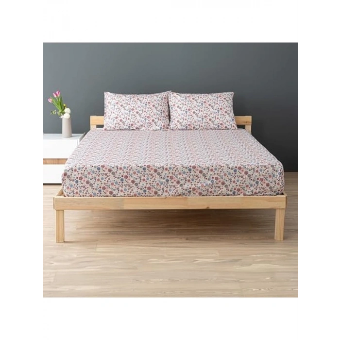 120 x 200 cm Lastikli Çarşaf Seti, %100 Pamuklu Bordo Renk Seçeneğiyle