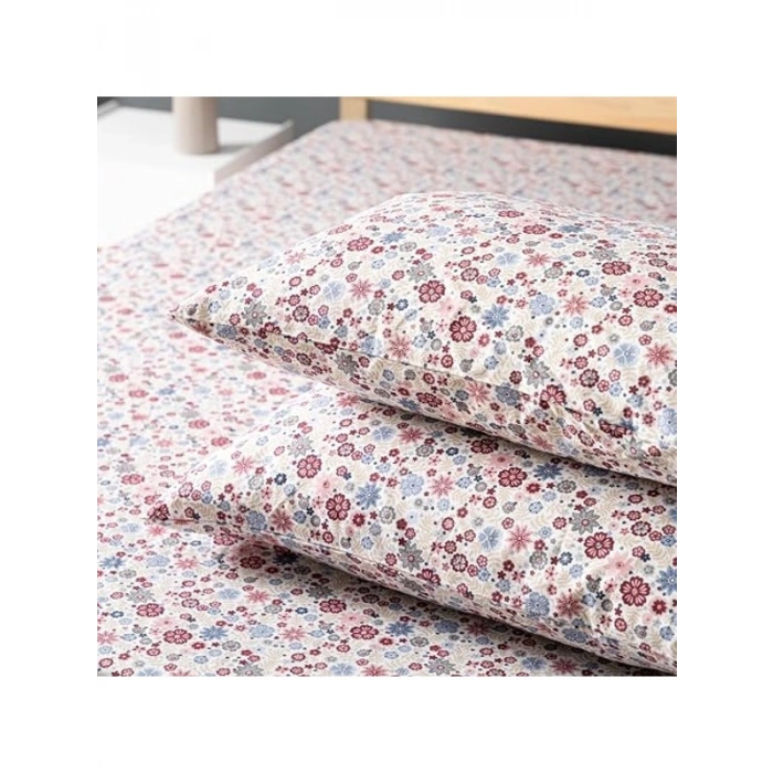 120 x 200 cm Lastikli Çarşaf Seti, %100 Pamuklu Bordo Renk Seçeneğiyle