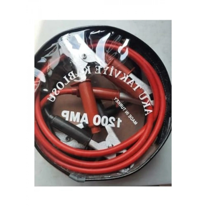 1200 Amper Kapasiteli 2 Metre Araç Akü Takviye Kablosu Çantalı